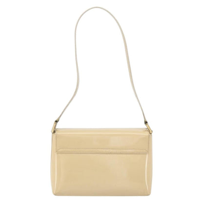 Gucci Vintage Shoulder Bag Patent leather, BEIGE, PATENT_LEATHER, Shoulder bag