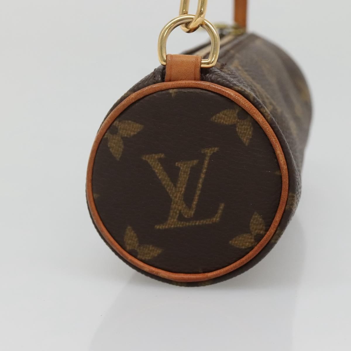Louis Vuitton Papillon Pochette Monogram Canvas, BROWN, CANVAS, Clutche & pouche