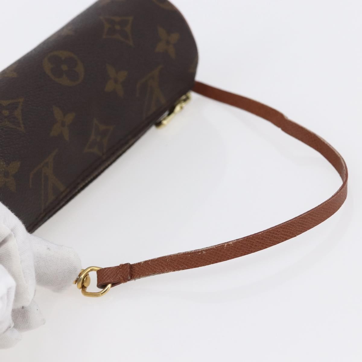 Louis Vuitton Papillon Pochette Monogram Canvas, BROWN, CANVAS, Clutche & pouche