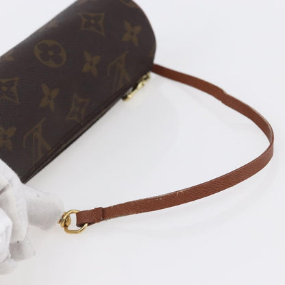 Louis Vuitton Papillon Pochette Monogram Canvas, BROWN, CANVAS, Clutche & pouche