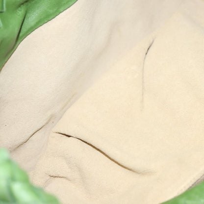 Bottega Veneta Intrecciato Leather, GREEN, LEATHER, Handbag