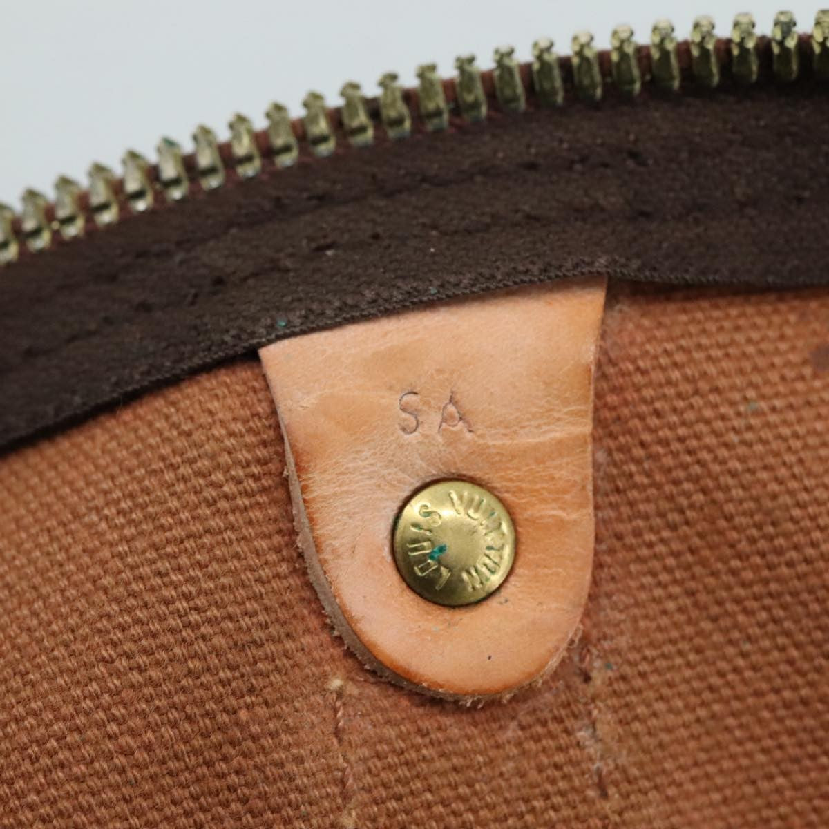 Louis Vuitton Keepall Bag Monogram Canvas, BROWN, CANVAS, Travel bag