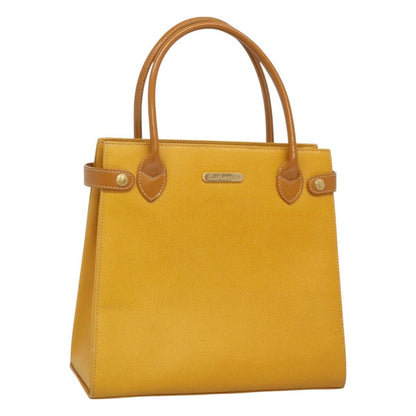 Burberry Vintage Handbag Leather, YELLOW, LEATHER, Handbag