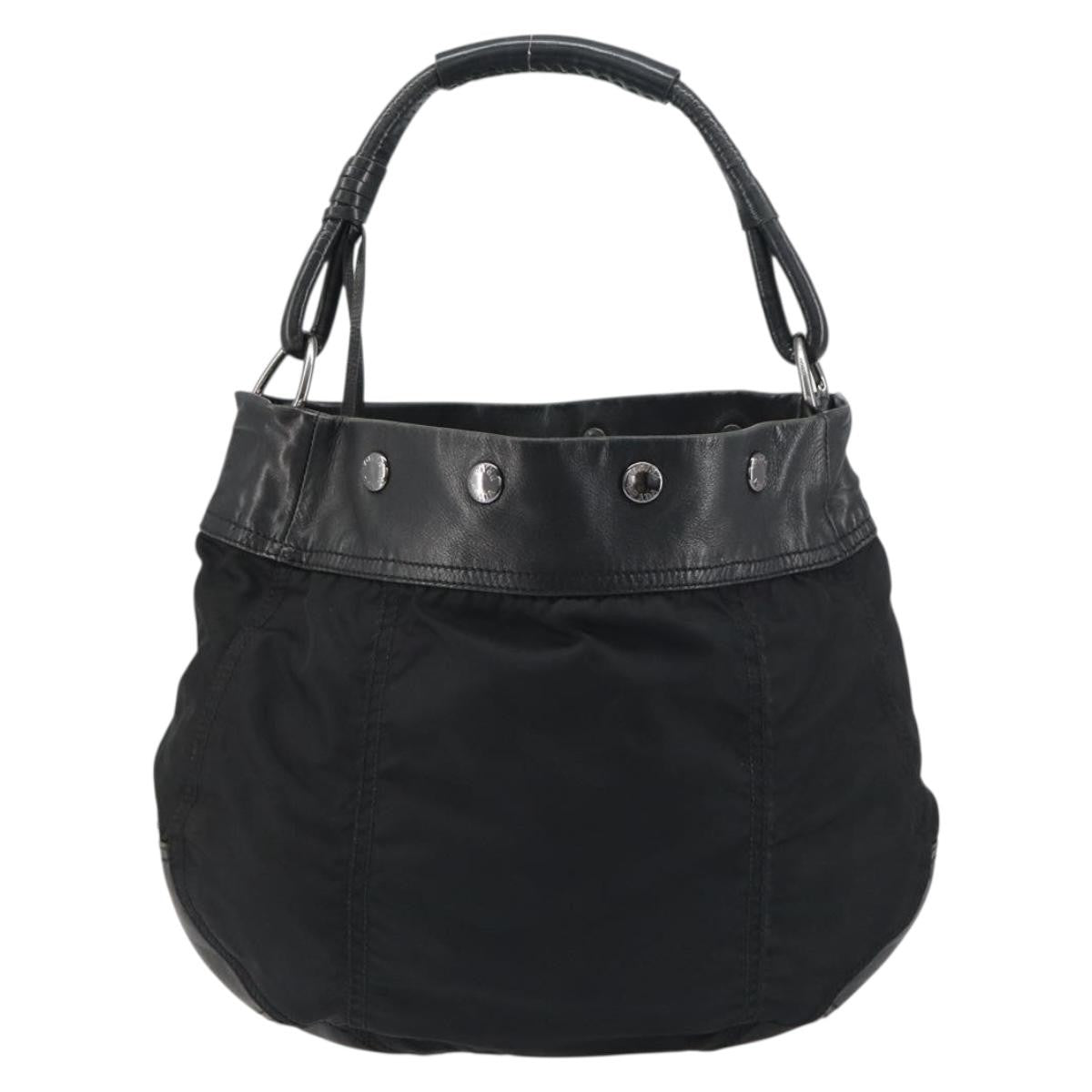 Prada Vintage Shoulder Bag Tessuto, BLACK, NYLON, Shoulder bag