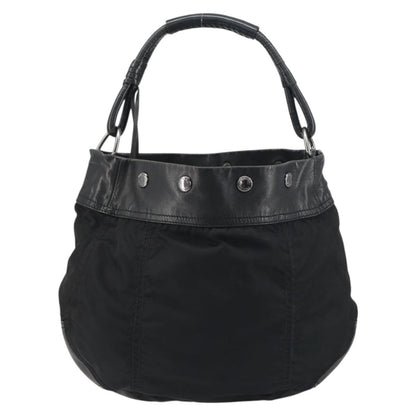 Prada Vintage Shoulder Bag Tessuto, BLACK, NYLON, Shoulder bag