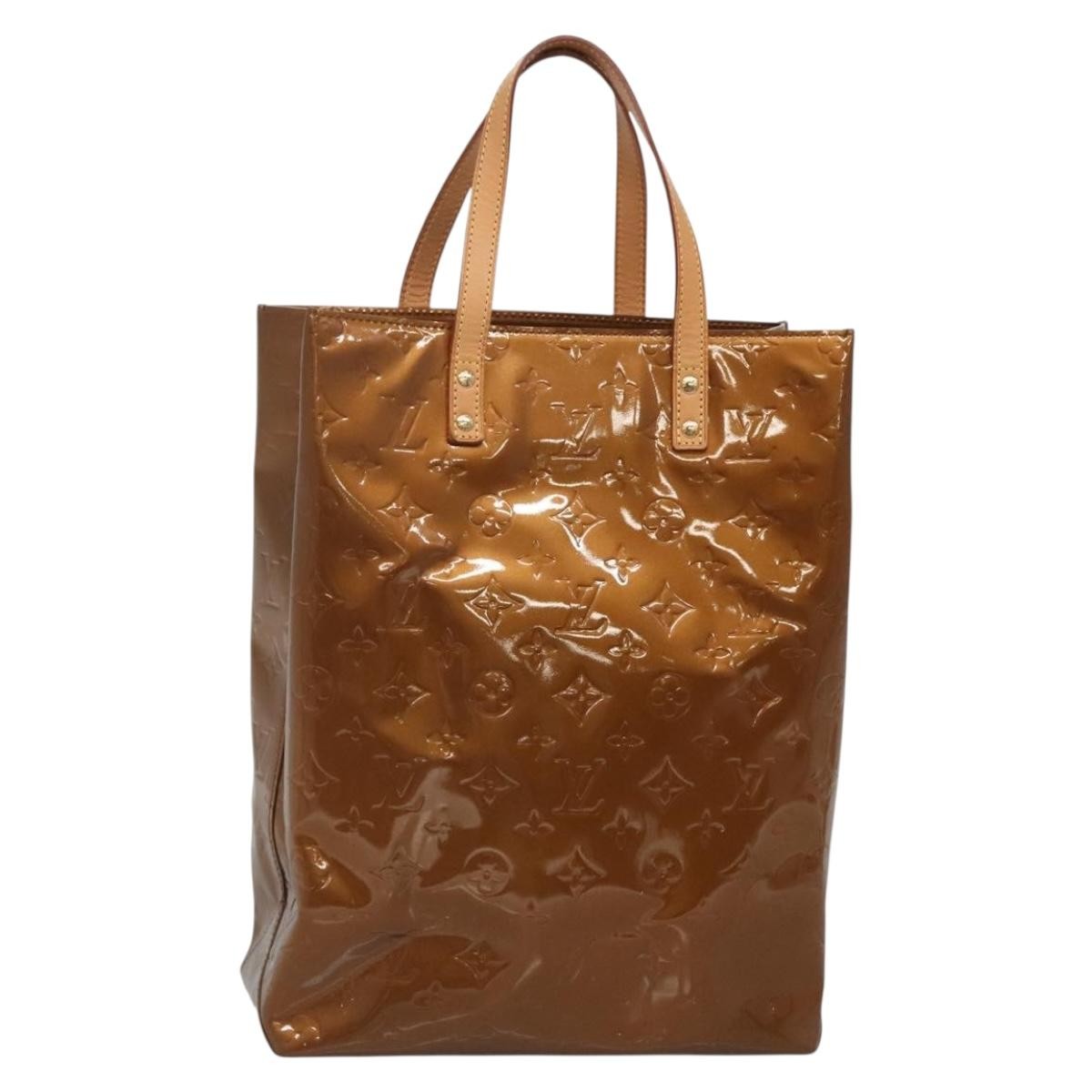 Louis Vuitton Reade Handbag Monogram Vernis, BROWN, PATENT_LEATHER, Handbag