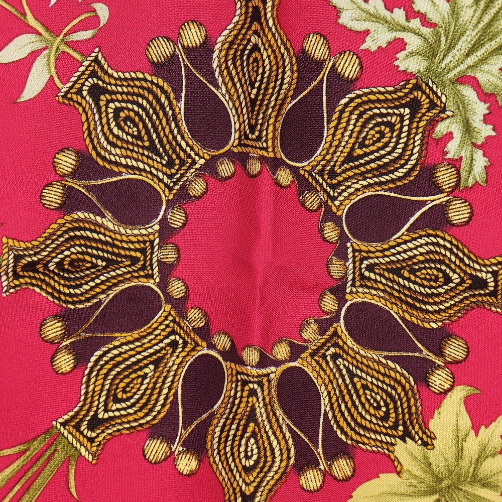 Hermes Carré 90 Silk multicolor, RED, SILK, Scarve & shawl