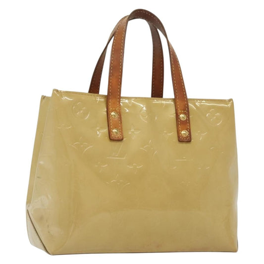 Louis Vuitton Reade Handbag Monogram Vernis, BEIGE, PATENT_LEATHER, Handbag