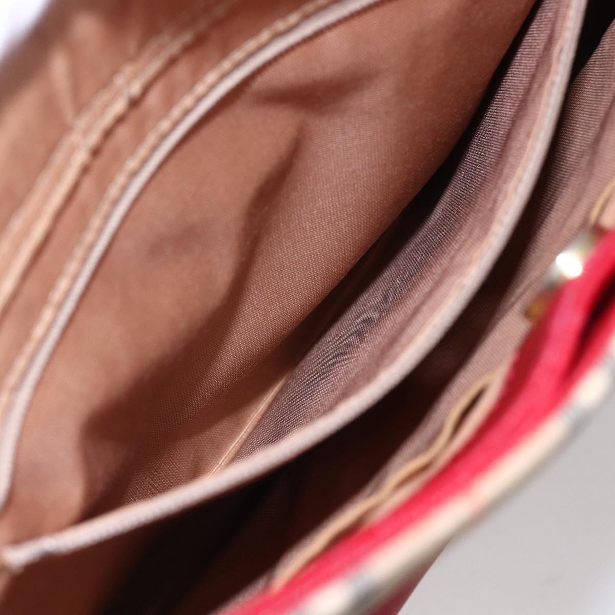 Burberry Nova check Shoulder bag Canvas, BEIGE, CANVAS, Shoulder bag