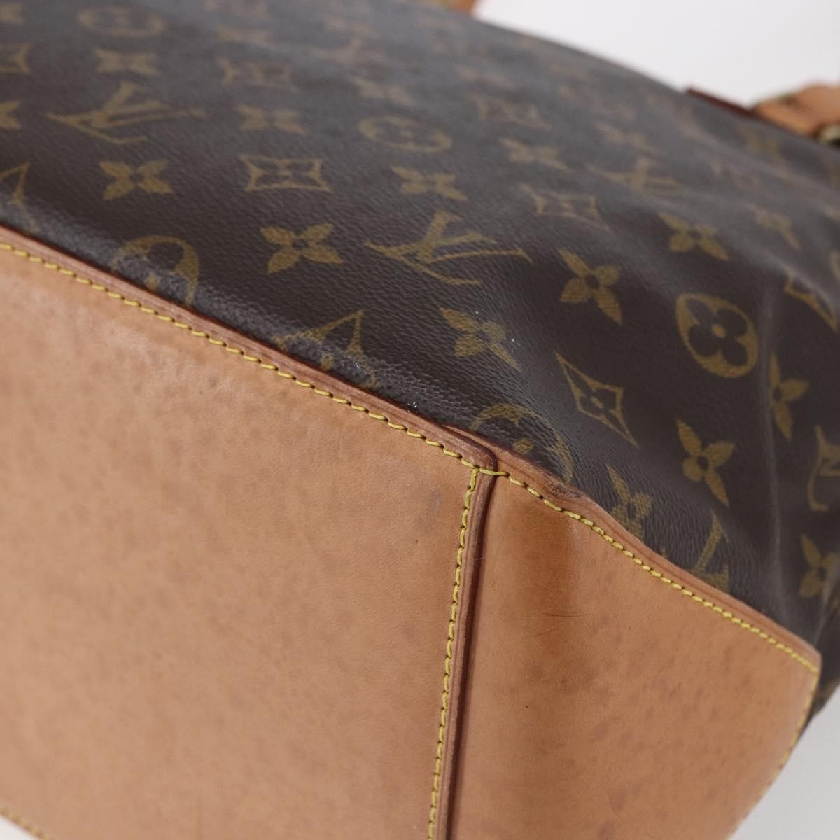 Louis Vuitton Cabas Mezzo Monogram Canvas, BROWN, CANVAS, Tote bag