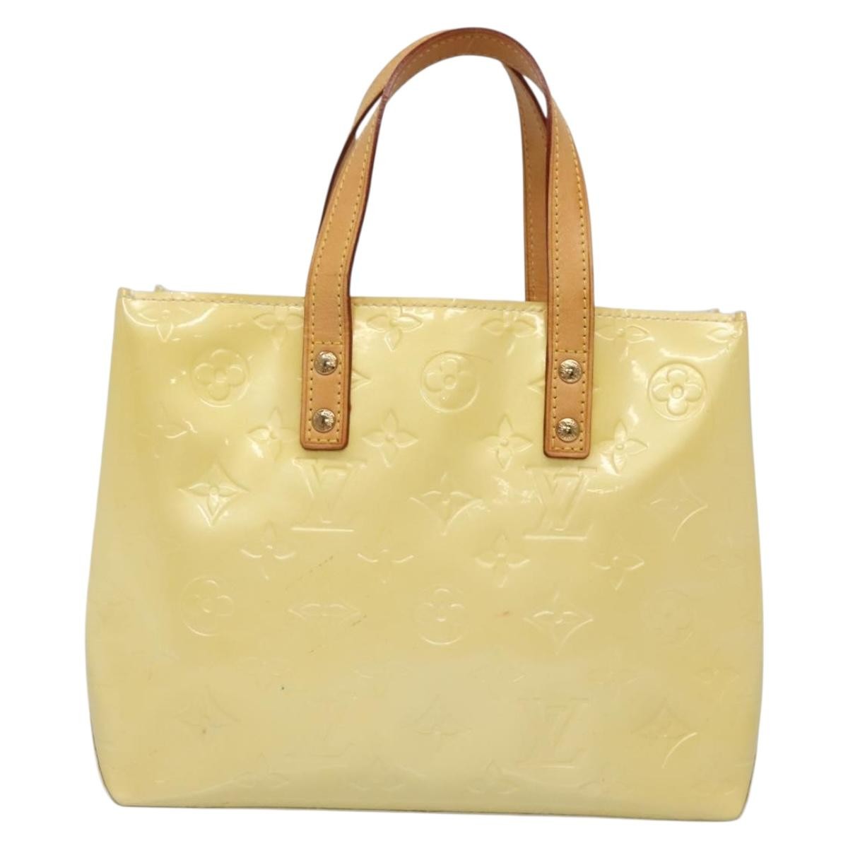 Louis Vuitton Reade Handbag Monogram Vernis, ECRU, PATENT_LEATHER, Handbag