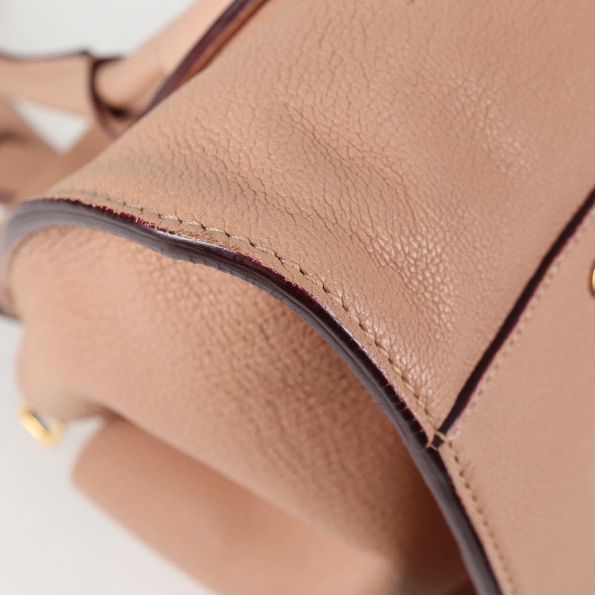 Chloe Everston Satchel Leather, BEIGE, LEATHER, Handbag