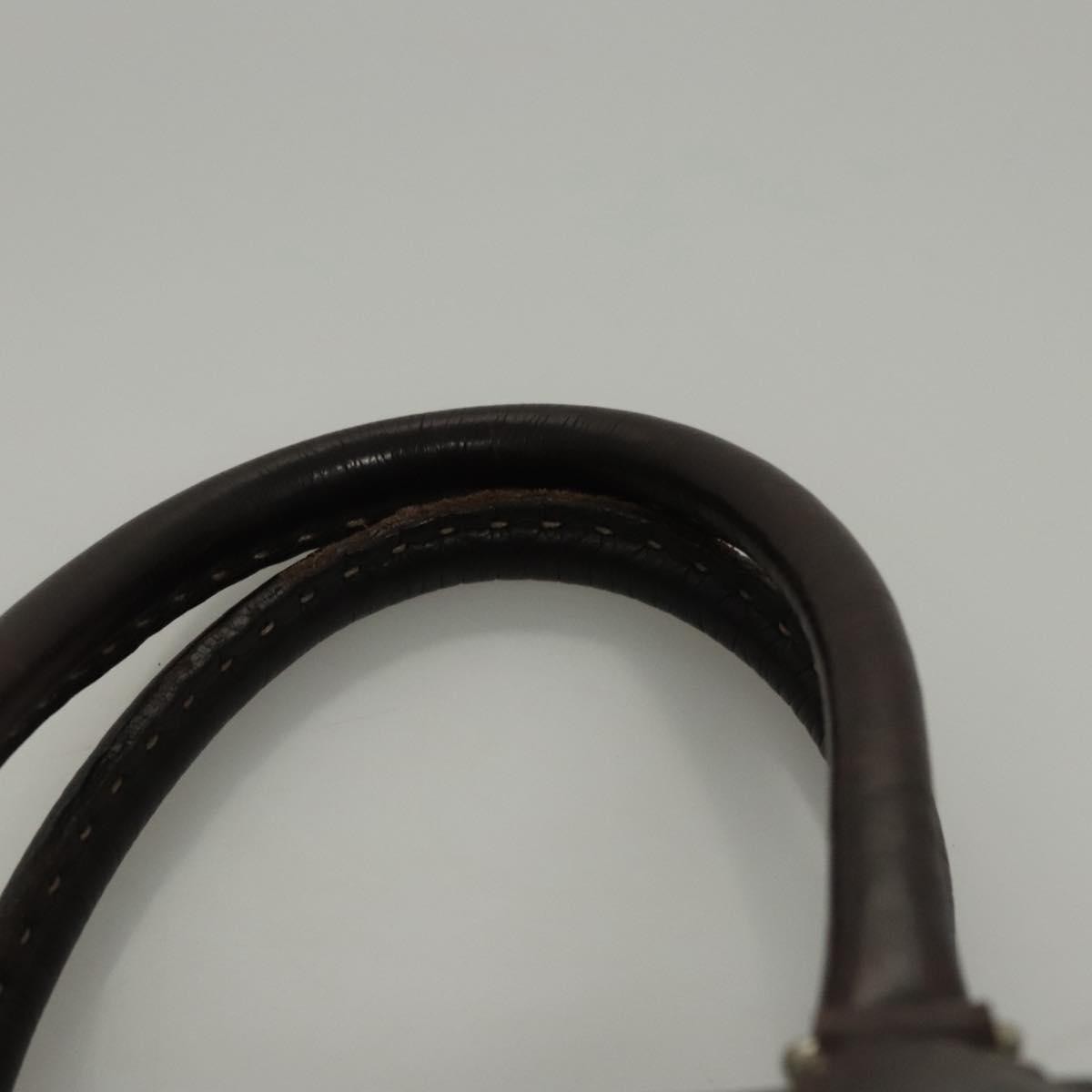 Fendi Selleria Frame Doctor Bag Leather, BROWN, LEATHER, Handbag