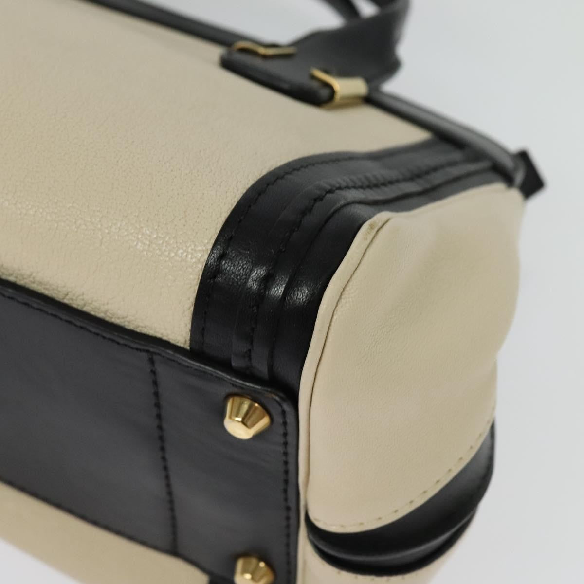 Chloe Alice Satchel Leather, WHITE, LEATHER, Handbag