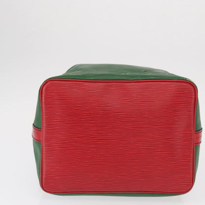 Louis Vuitton Bicolor Petit Noe Handbag Epi Leather, GREEN, LEATHER, Shoulder bag