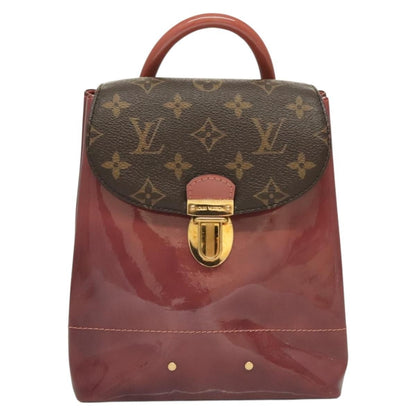 Louis Vuitton Hot Springs Backpack Vernis with Monogram Canvas, PINK, PATENT_LEATHER, Backpack