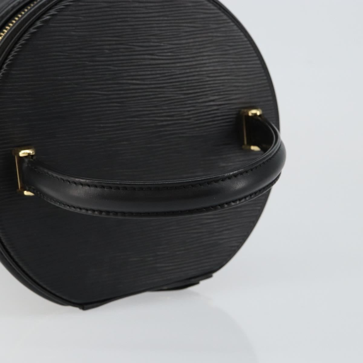 Louis Vuitton Cannes Handbag Epi Leather, BLACK, LEATHER, Handbag