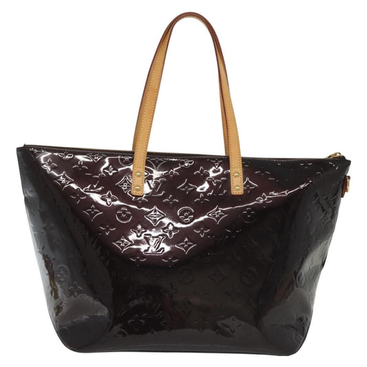 Louis Vuitton Bellevue Handbag Monogram Vernis, PURPLE, PATENT_LEATHER, Tote bag