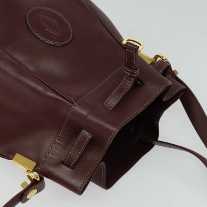 cartier Must de cartier bag Leather, BURGUNDY, LEATHER, Shoulder bag