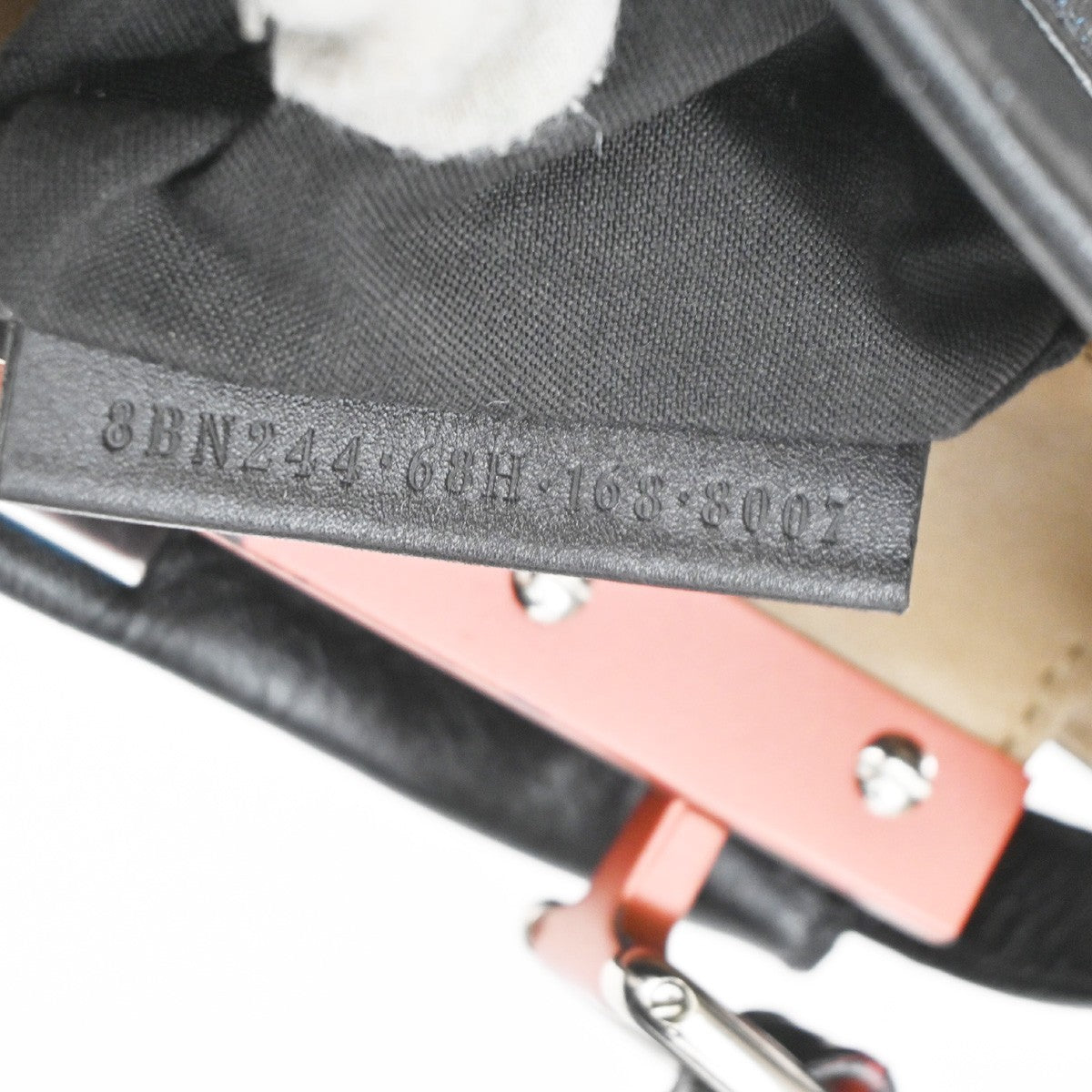 Fendi Peekaboo Bag Leather, BLACK, LEATHER, Handbag