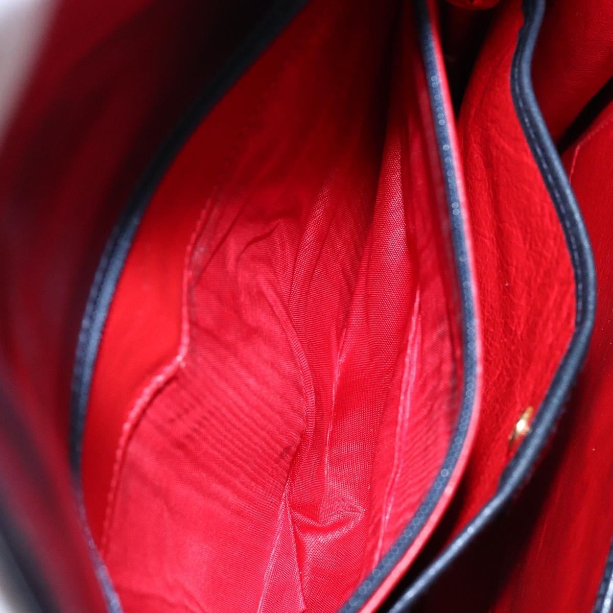 Gucci Lady Lock Leather, NAVY, LEATHER, Handbag