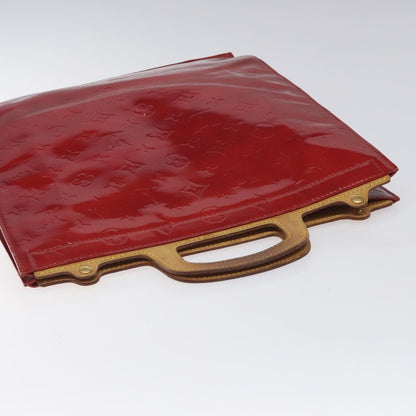 Louis Vuitton Stanton Handbag Monogram Vernis, RED, PATENT_LEATHER, Tote bag