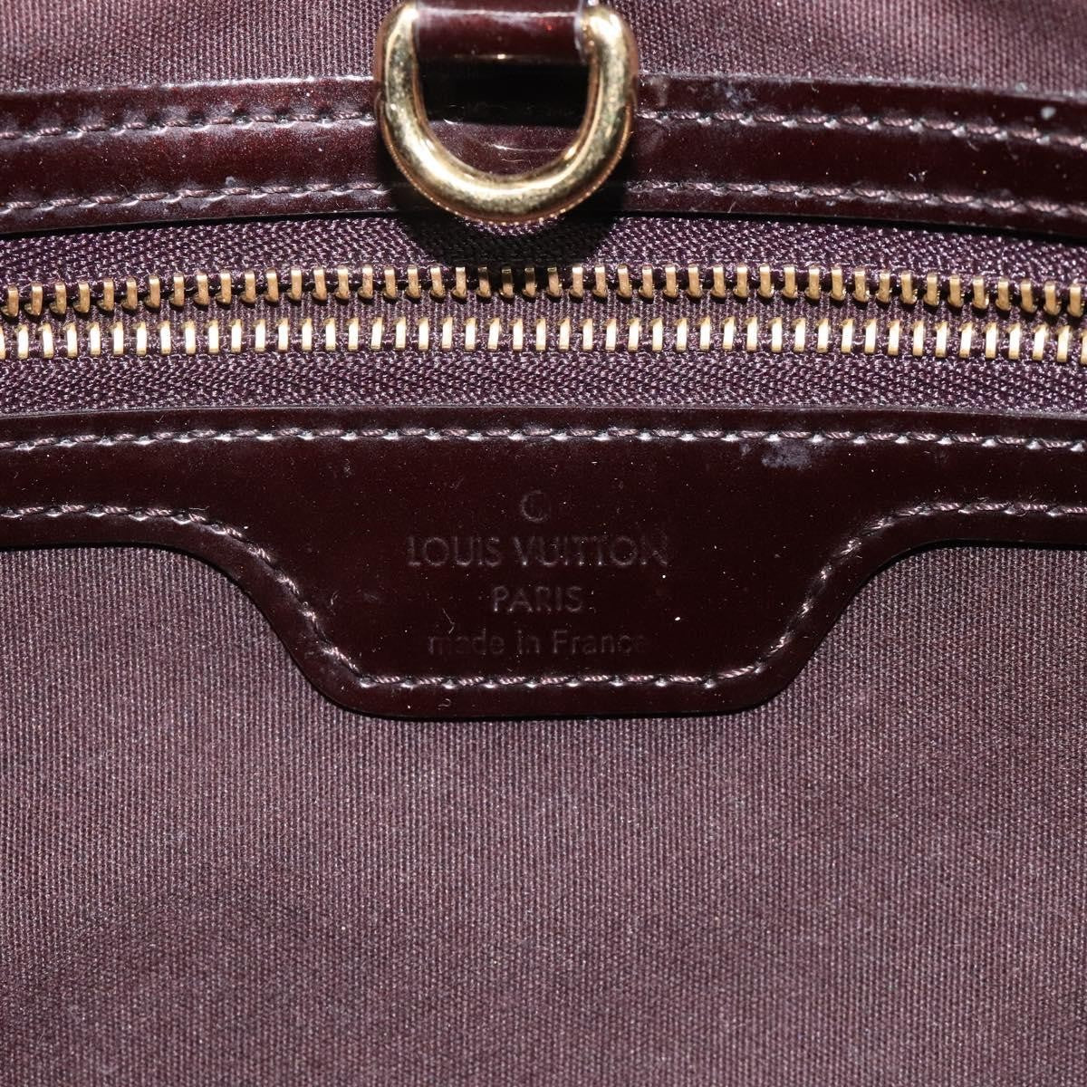 Louis Vuitton Wilshire Handbag Monogram Vernis, BURGUNDY, PATENT_LEATHER, Handbag