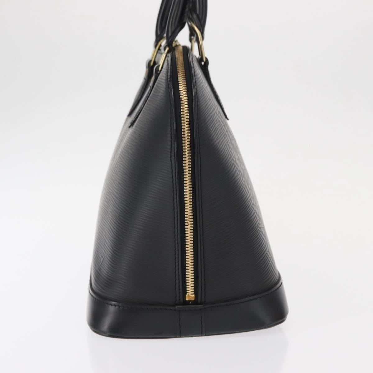 Louis Vuitton Alma Handbag Epi Leather, BLACK, LEATHER, Handbag