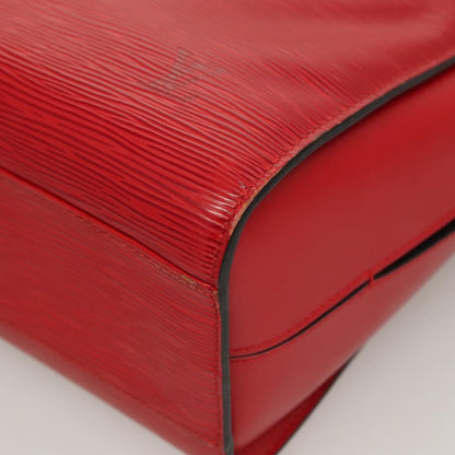 Louis Vuitton Sac Plat NM Bag Epi Leather, RED, LEATHER, Handbag