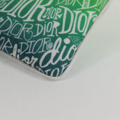 Christian Dior Pouch Stussy Nylon, YELLOW, NYLON, Clutche & pouche