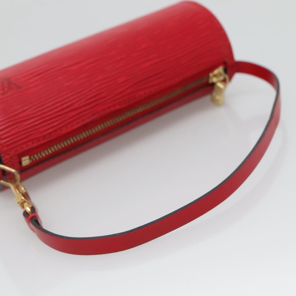 Louis Vuitton Soufflot Pochette Epi Leather, RED, LEATHER, Clutche & pouche