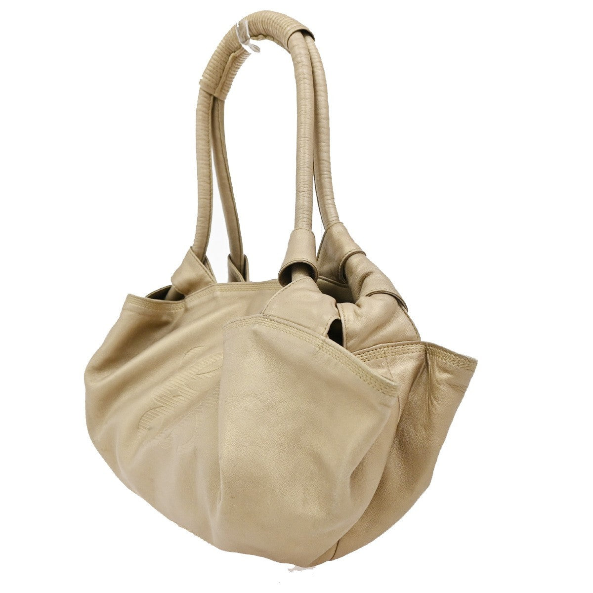 Loewe Anagram Logo Nappa Aire Hand Bag Leather, GOLD, LEATHER, Handbag