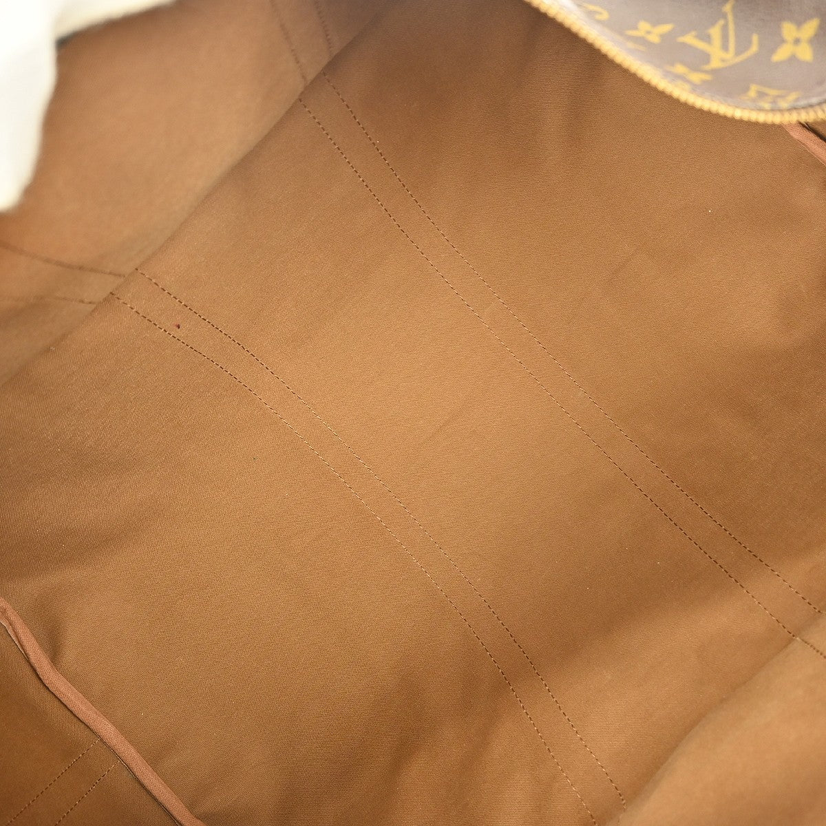 Louis Vuitton Keepall Bandouliere Bag Monogram Canvas, BROWN, CANVAS, Travel bag