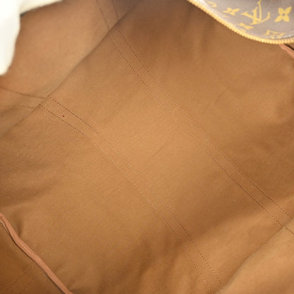 Louis Vuitton Keepall Bandouliere Bag Monogram Canvas, BROWN, CANVAS, Travel bag
