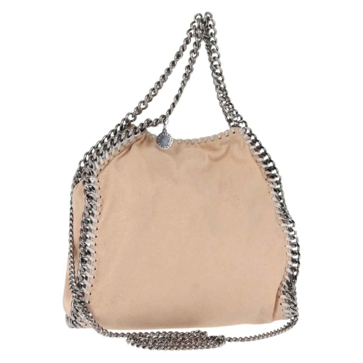 Stella McCartney Falabella Fold Over Crossbody Bag Suede, PINK, SUEDE, Crossbody bag