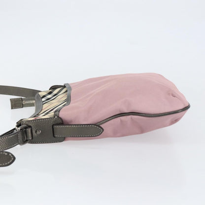Burberry Nova check Shoulder bag Nylon, PINK, NYLON, Shoulder bag
