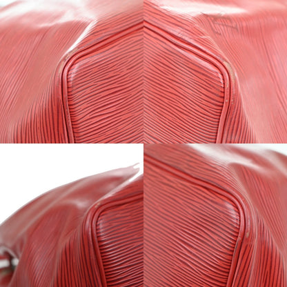 Louis Vuitton Petit Noe Handbag Epi Leather, RED, LEATHER, Shoulder bag