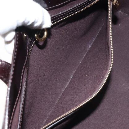 Louis Vuitton Wilshire Handbag Monogram Vernis, BURGUNDY, PATENT_LEATHER, Handbag