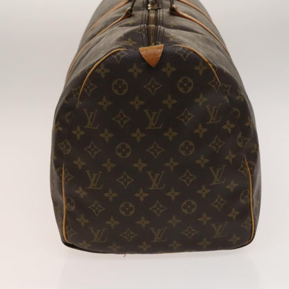 Louis Vuitton Keepall Bag Monogram Canvas, BROWN, CANVAS, Travel bag