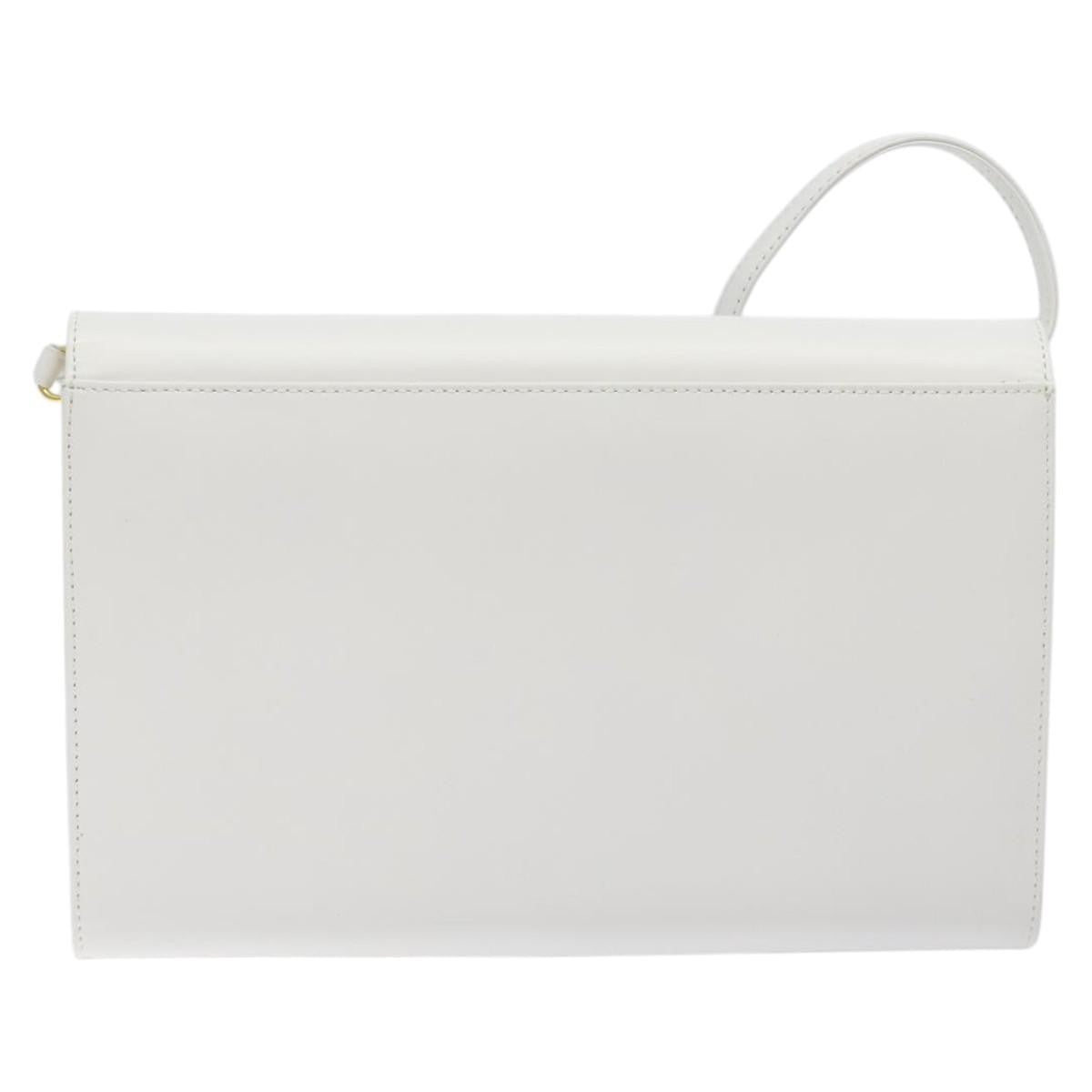 Givenchy Vintage 4G shoulder bag Leather, WHITE, LEATHER, Shoulder bag