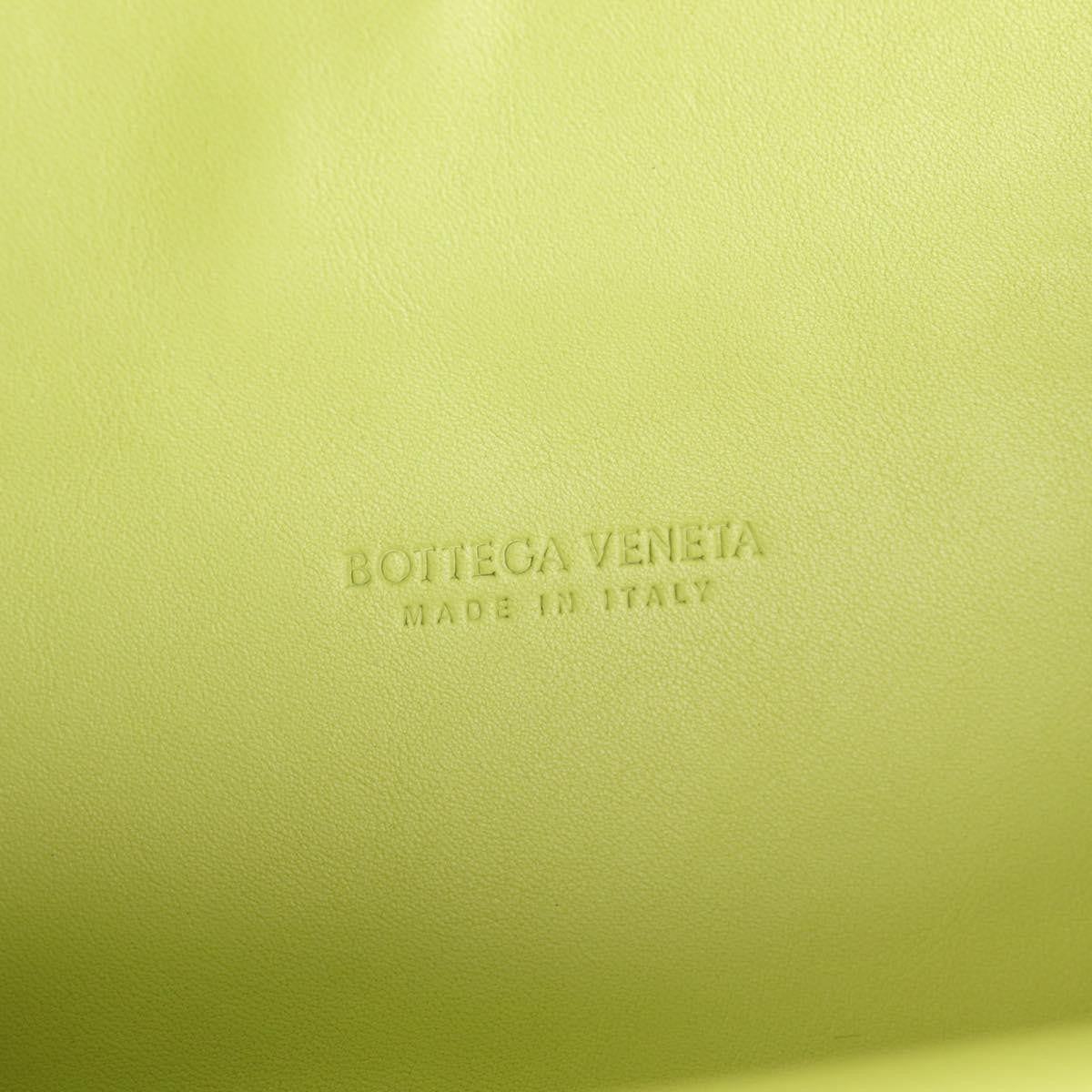 Bottega Veneta The Chain Pouch Leather, GREEN, LEATHER, Clutche & pouche