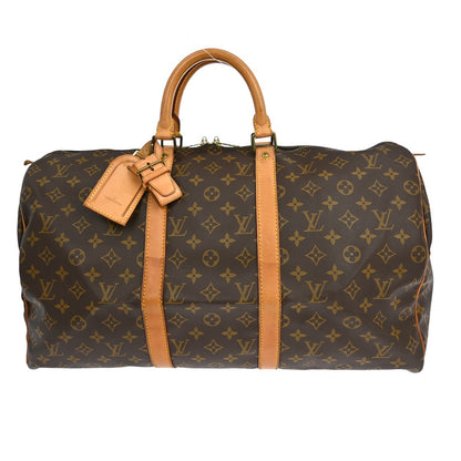 Louis Vuitton Keepall Bag Monogram Canvas, Brown, Canvas, Travel Bag