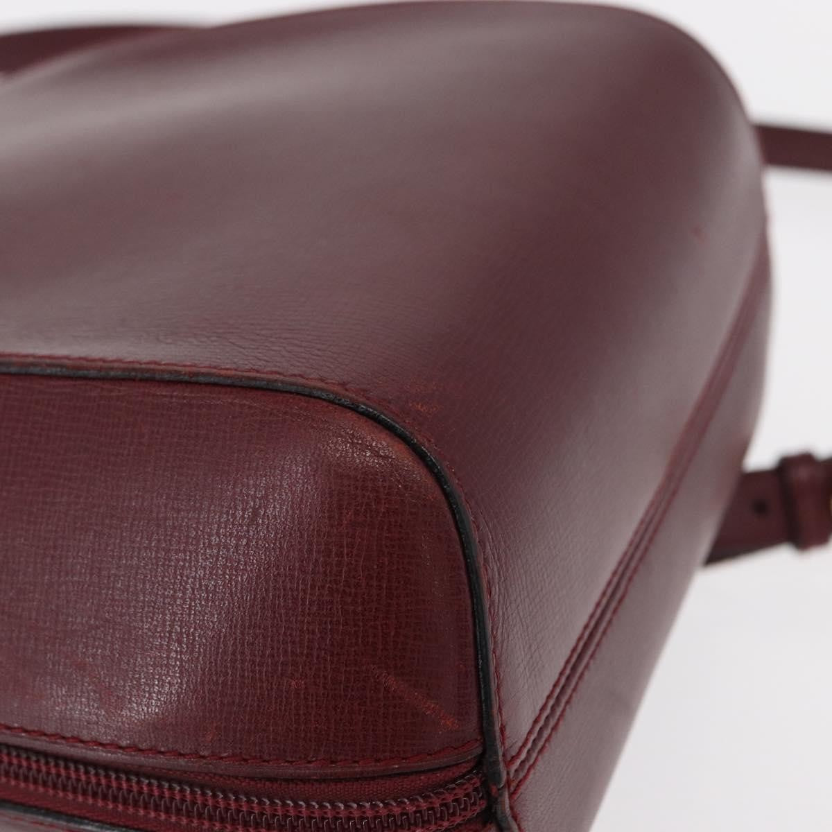 cartier Happy birthday backpack Leather, BURGUNDY, LEATHER, Backpack