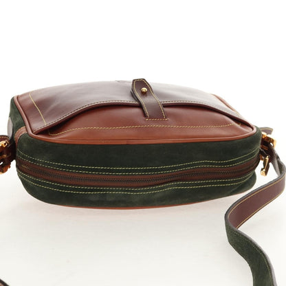 Loewe Anagram Shoulder Bag Suede, BROWN, SUEDE, Shoulder bag