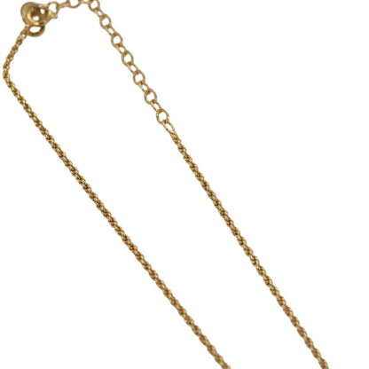 Christian Dior CD Pendant Necklace Gold-plated, GOLD, METAL, Necklace