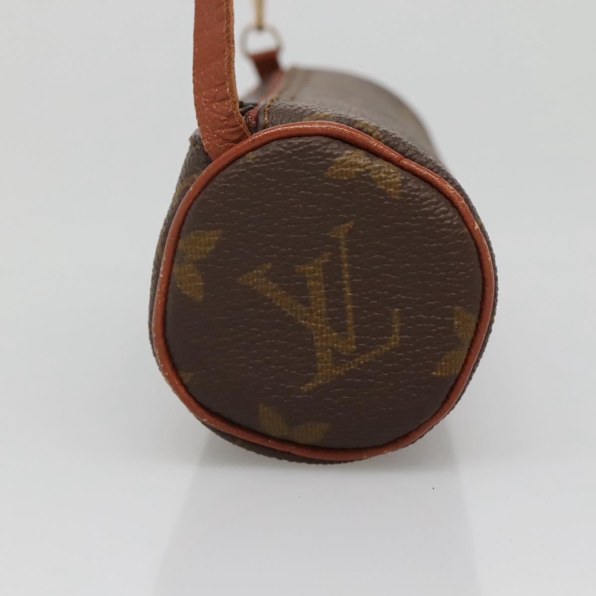 Louis Vuitton Papillon Pochette Monogram Canvas, BROWN, CANVAS, Clutche & pouche