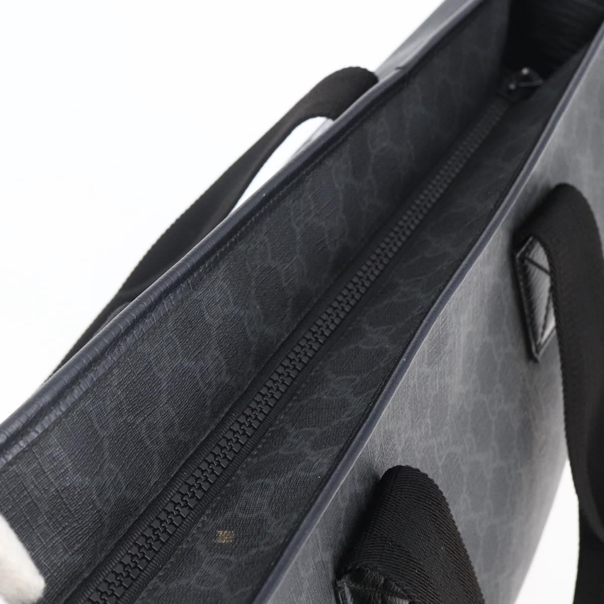 Gucci Convertible Zip Tote GG Canvas, BLACK, PVC, Tote bag