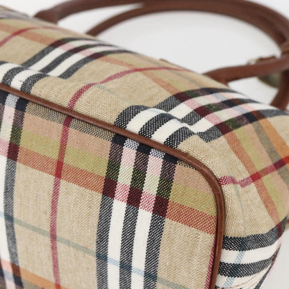 Burberry Nova Check Tote canvas check pattern, BEIGE, CANVAS, Tote bag