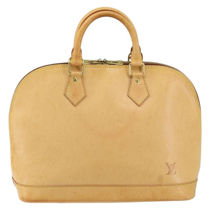 Louis Vuitton Alma Handbag Nomade Leather, BEIGE, LEATHER, Handbag