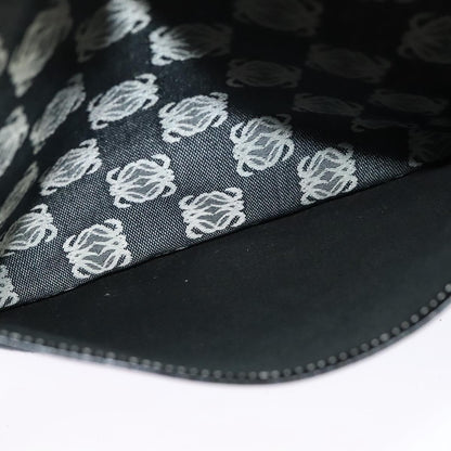 Loewe Anagram Shoulder Bag Canvas, GRAY, CANVAS, Shoulder bag